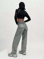 Vintage Grey Baggy Jeans