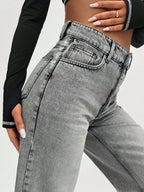 Vintage Grey Baggy Jeans